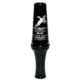 Haydels Game Calls BH07 Black Hole  Open Call Double Reed Mallard Sounds Attracts Ducks Black Polycarbonate