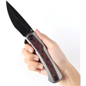 Kratos Framelock Red/Blk CF