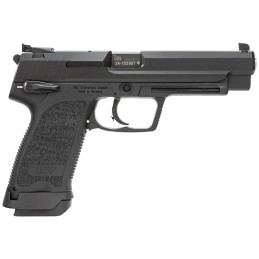 HK 81000361 USP Expert V1 9mm Luger Caliber with 4.25 Barrel 151 Capacity Overall Black Finish Serrated Trigger Guard Frame Serr