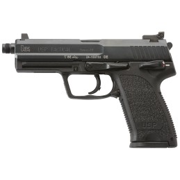 HK 81000347 USP Tactical V1 Full Size Frame 9mm Luger 151 4.86 Black Steel Threaded Barrel Black Serrated Steel Slide Black Poly