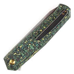 Integra Framelock Grn/Yel CF