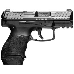 HK 81000810 VP9SK Subcompact 9mm Luger 151 3.39 Optic ReadySerrated Slide Black Polymer Frame wPicatinny Rail Ambidextrous