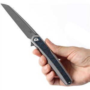 Arcus Framelock Damascus