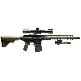 HK 81000498 MR762 A1 Long Range Rifle Package III 7.62x51mm NATO 16.50 201 Black Flat Dark Earth Adjustable Stock Flat Dark Eart