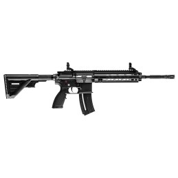 HK 81000401 HK 416  22 LR 201 16.10 Black Steel Threaded Barrel Aluminum wMLOK  Picatinny Rail Black Aluminum Receiver Black Ret