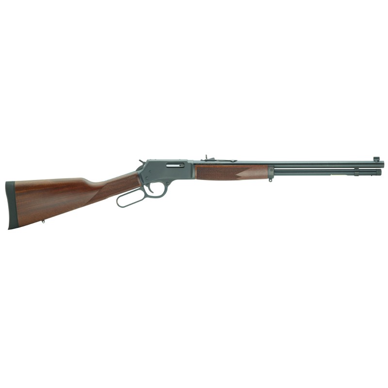 Henry H012M327 Big Boy  327 Federal Mag Caliber with 101 Capacity 20 Barrel Overall Blued Steel Finish  American Walnut Stock Ri