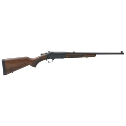 Henry H015223 Single Shot  223 Rem Caliber with 1rd Capacity 22 Barrel Overall Blued Metal Finish  American Walnut Stock Right H