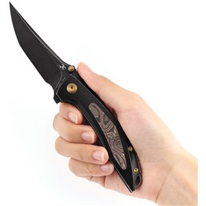 Baku Linerlock Black Copper