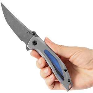 Baku Linerlock Blk/Blue G10