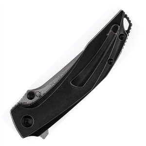 Baku Linerlock Black Damascus