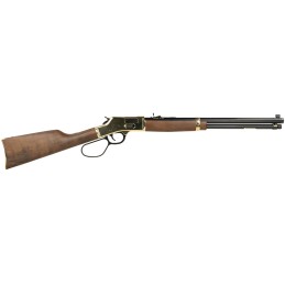 Henry H006GCL Side Gate  45 Colt LC 101 20 Blued Octagon Barrel Polished Brass Rec American Walnut Stock Adj. Sight Large Loop L