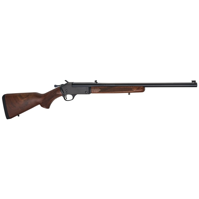 Henry H015360BH Single Shot  360 Buckhammer 1rd 22 Blued BarrelRec Walnut Furniture Brass Bead  Leaf Sight