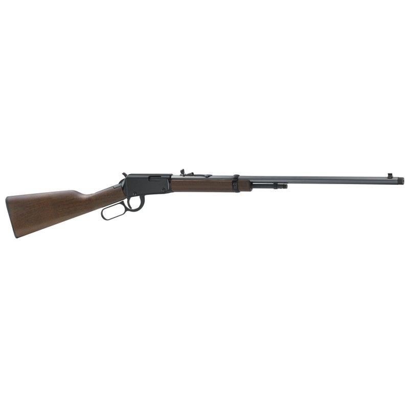 Henry H001TSPR Frontier  22 Short Caliber with 10 LR16 Short Capacity 24 Threaded Barrel Blued Metal Finish  American Walnut Sto