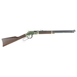 Henry H004 Golden Boy  22 LR Caliber with 16 LR21 Short Capacity 20 Octagon Barrel Brasslite Metal Finish  American Walnut Stock