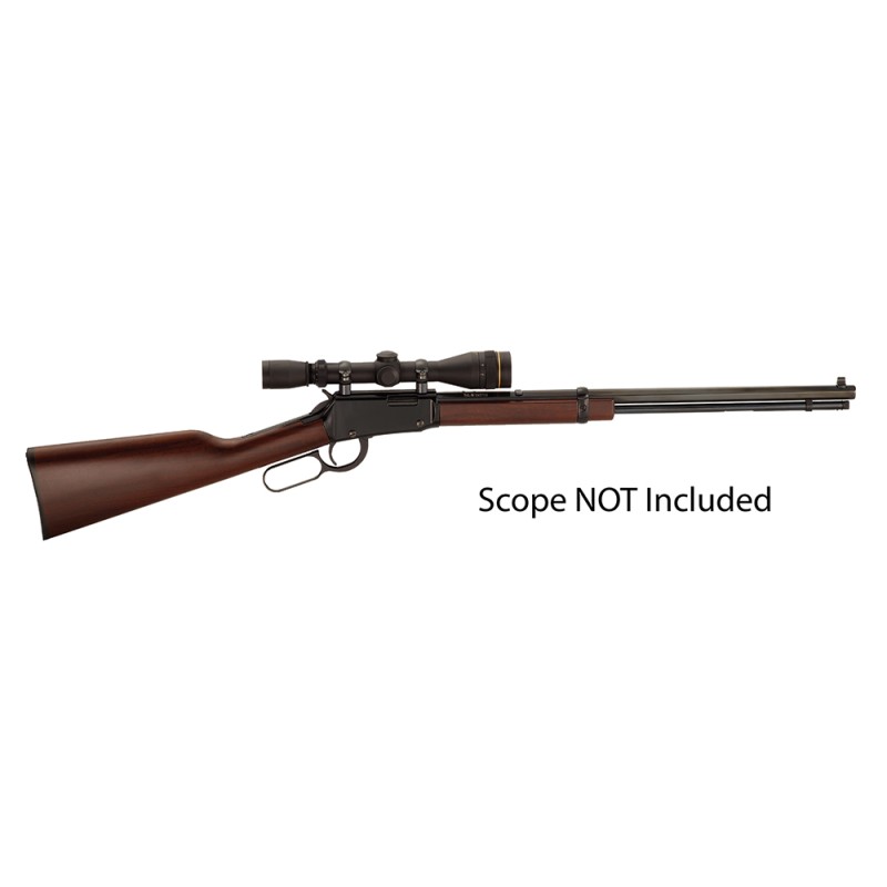 Henry H001TV Frontier  17 HMR Caliber with 111 Capacity 20 Octagon Barrel Black Metal Finish  American Walnut Stock Right Hand F