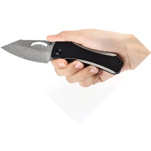 Loki Framelock Damascus