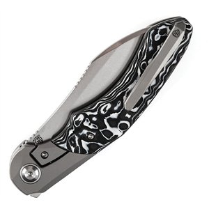 Cosmos Framelock Wht/Blk CF