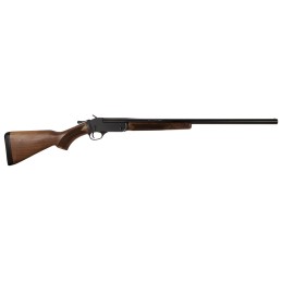 Henry H015Y20 Single Shot Youth 20 Gauge with 26 Blued Barrel 3 Chamber 1rd Capacity Black Metal Finish  American Walnut Stock R