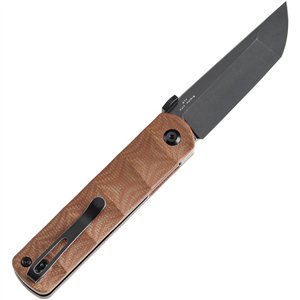 BTF Linerlock Brown Micarta