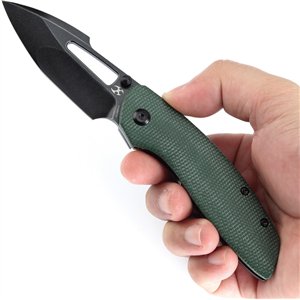 Link Framelock Grn Mic