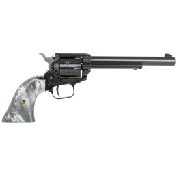 Heritage Mfg RR22B6GPRL Rough Rider  22 LR 6 Shot 6.50 Black Barrel  Cylinder Black Frame Altamont Gray Pearl Grips