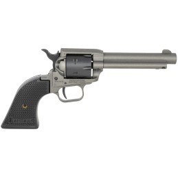 Heritage Mfg RR22C4 Rough Rider  22 LR 6 Shot 4.75 Tungsten Gray Cerakote Steel Barrel  Frame Black Satin Cylinder  Textured Pol