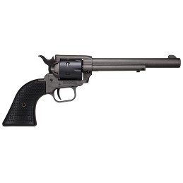 Heritage Mfg SRR22C6 Rough Rider  22 LR 6 Shot 6.50 Tungsten Gray Cerakote Steel Barrel Frame Black Satin Cylinder Black Polymer