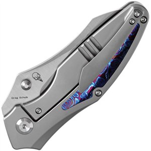 Baba Yaga Framelock Timascus