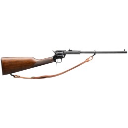 Heritage Mfg BR226B16HSLS Rough Rider Rancher 22 LR Caliber with 6rd Capacity 16.12 Barrel Black Oxide Metal Finish  Walnut Stoc