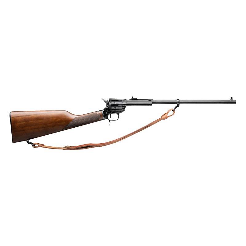 Heritage Mfg BR226B16HSLS Rough Rider Rancher 22 LR Caliber with 6rd Capacity 16.12 Barrel Black Oxide Metal Finish  Walnut Stoc