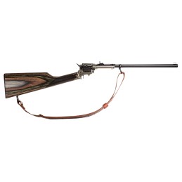 Heritage Mfg BR22M6B16HSLS Rough Rider Rancher Full Size 22 LR22 WMR 6rd 16 Black Oxide Steel Barrel Aluminum Receiver Wood Stoc