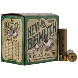 HEVIShot HS14501 HEVIBismuth  12 Gauge 3.50 1 12 oz Bismuth 1 Shot 25 Per Box 10 Case