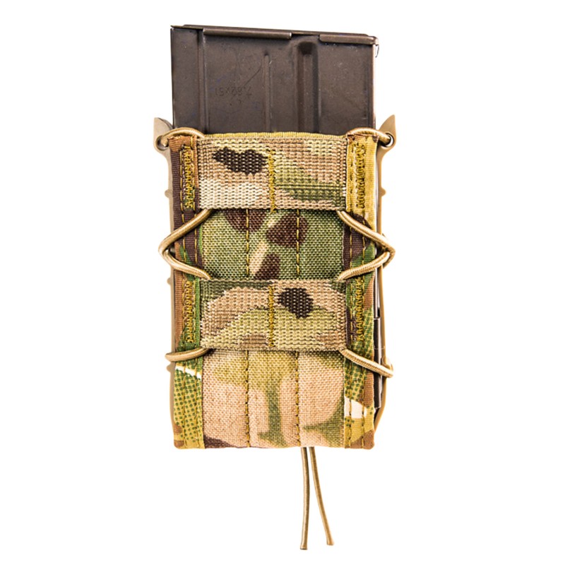 High Speed Gear 11TA00MC TACO Mag Pouch Single MultiCam Nylon MOLLE Compatible w Rifle