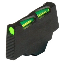 HiViz RBLW01 Ruger Super Blackhawk LiteWave Front Sight  Black  Green Interchangeable Fiber Optic