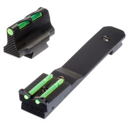 HiViz HHVS41 Henry Rifles Sight Set  Black Interchangeable Front  Rear Sight for Henry Rifles