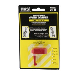 HKS 22R Speed Mag Loader Made of Plastic with Red Finish for 22 LR Ruger Mark I Mark II