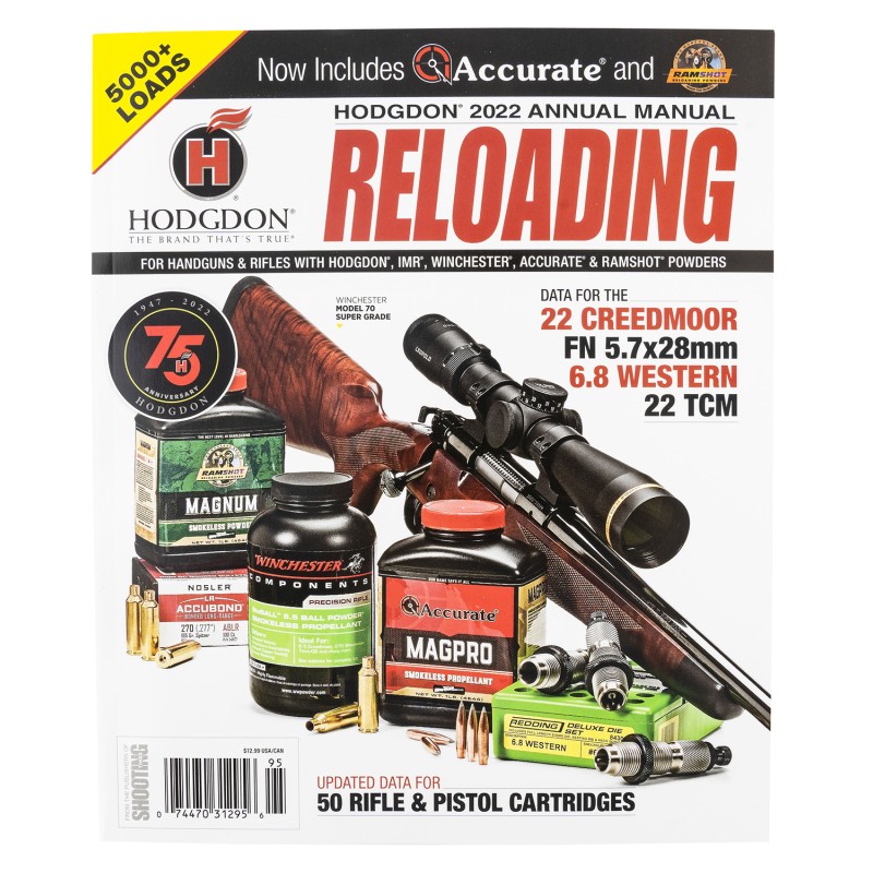 Hodgdon AM22 Reloading Manual  HandgunRifle 19th Edition