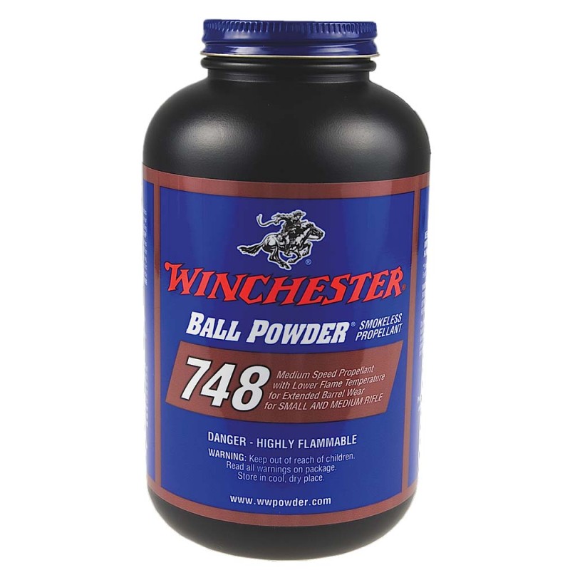 Winchester Powder 7481 Ball Powder 748 Rifle MultiCaliber 1 lb