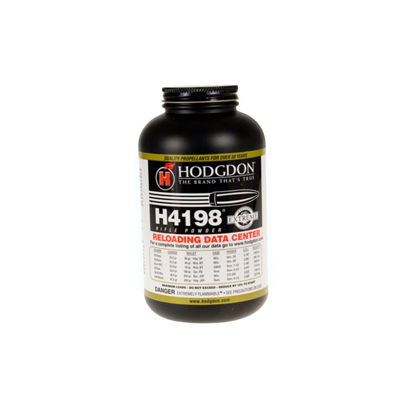 Hodgdon 41981 Extreme H4198 Smokeless Rifle Powder 1 lb