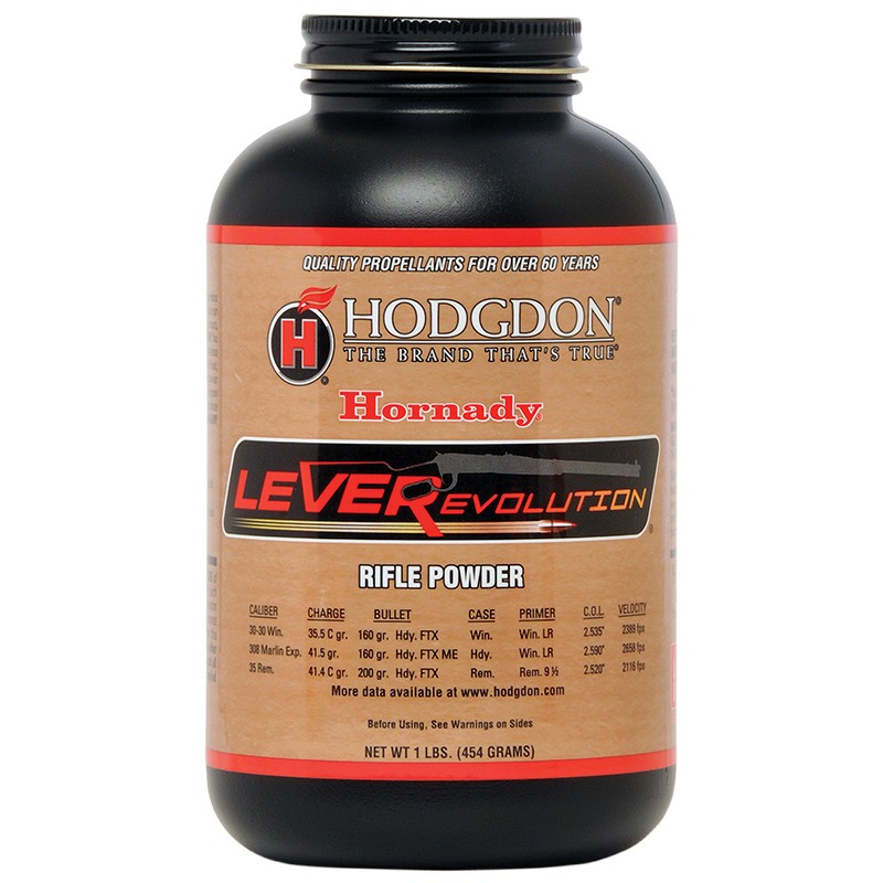 Hodgdon HLR1 LEVERevolution Rifle Powder 1LB