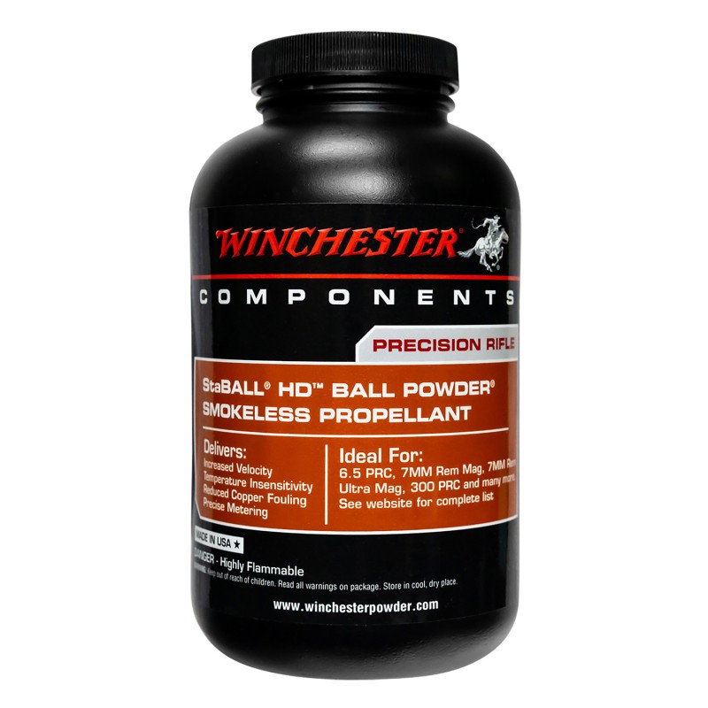 Winchester Powder STABALLHD1 Staball HD Rifle Powder 1LB