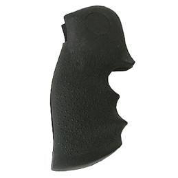 Hogue 46000 OverMolded Monogrip Black Rubber with Finger Grooves for Colt Python