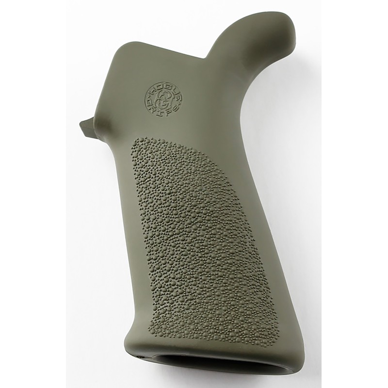 Hogue 15031 OverMolded Beavertail Made of Rubber With OD Green Cobblestone Finish for AR15 M16