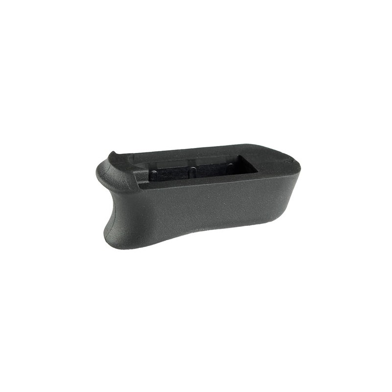 Hogue 39030 Magazine Extended Pad made of Rubber with Black Finish for 9mm Luger Kimber Micro 9 Magazines