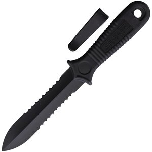 Long Kobe Boot Knife Black