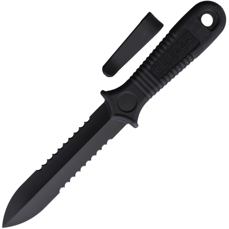 Long Kobe Boot Knife Black