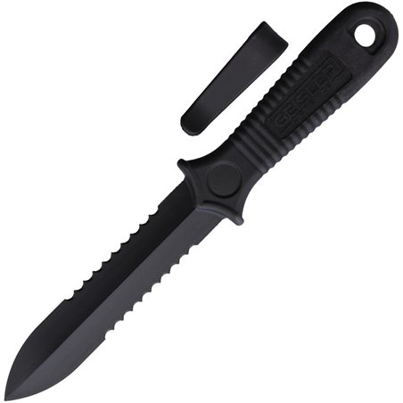 Long Kobe Boot Knife Black