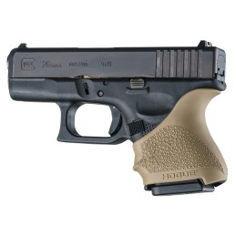 Hogue 18603 HandAll Beavertail Grip Sleeve Compatible wGlock 2627 Textured Flat Dark Earth Rubber