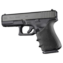 Hogue 17050 HandAll Beavertail Grip Sleeve Textured Black Rubber for Glock 19 23 32 38 Gen125