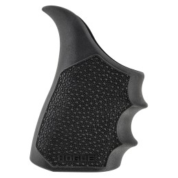 Hogue 18210 HandAll Beavertail Grip Sleeve made of Polymer with Black Finish Cobblestone Texture  Finger Grooves for Glock 43X 4